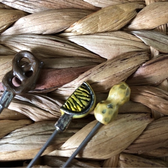 4pc stainless steel and cocktail Hors D'oeuvres appetizer picks - Picture 3 of 3